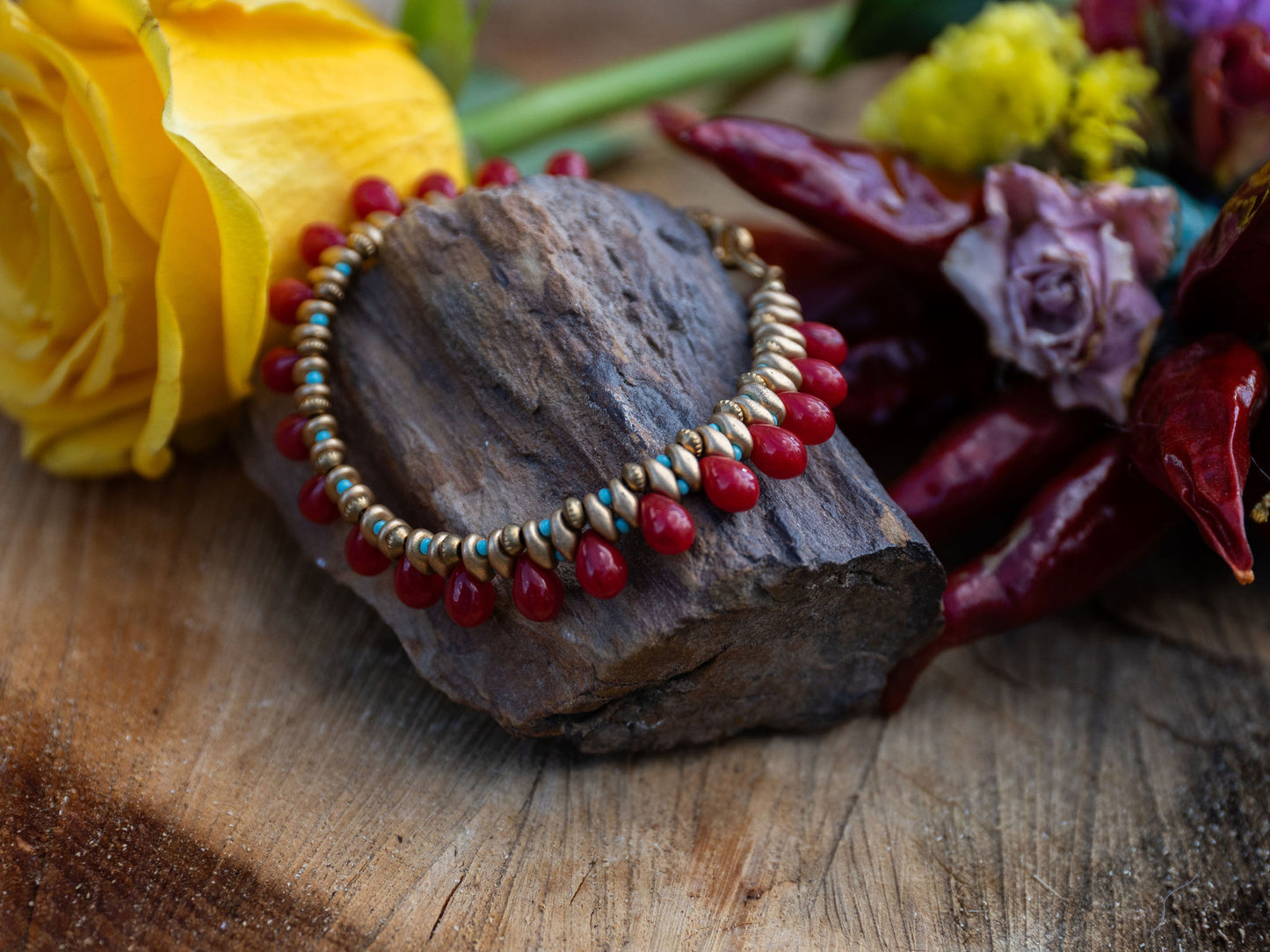 Red Drop Bracelet